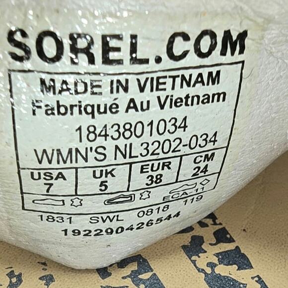 Sorel Ella II NL3202-034 Womens Gray Leather Casual Elastic Strappy Flats US 7 - Picture 10 of 10